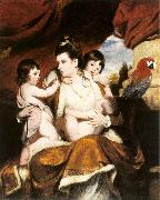 REYNOLDS, Sir Joshua Lady Cockburn and her Three Eldest Sons dy Spain oil painting artist